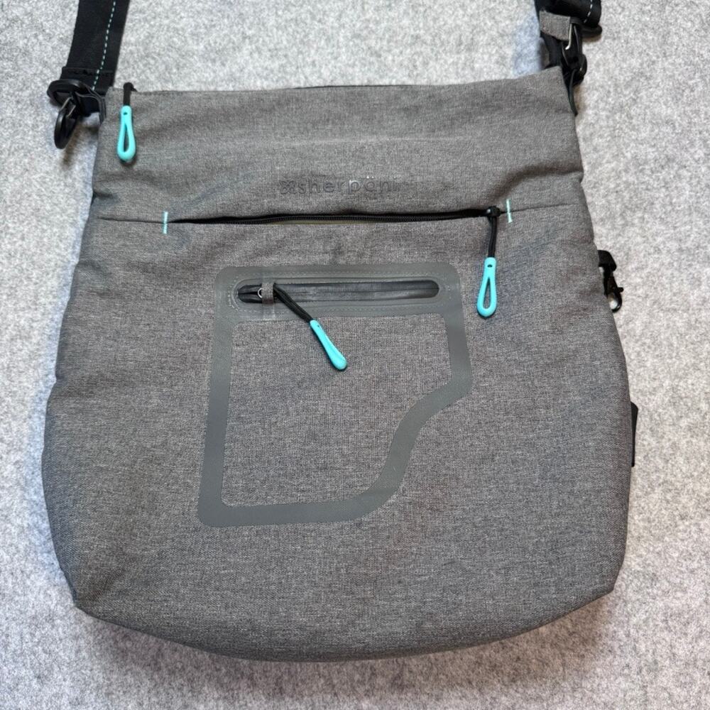 Sherpani Cabo Gray Convertible Crossbody Backpack Travel Bag